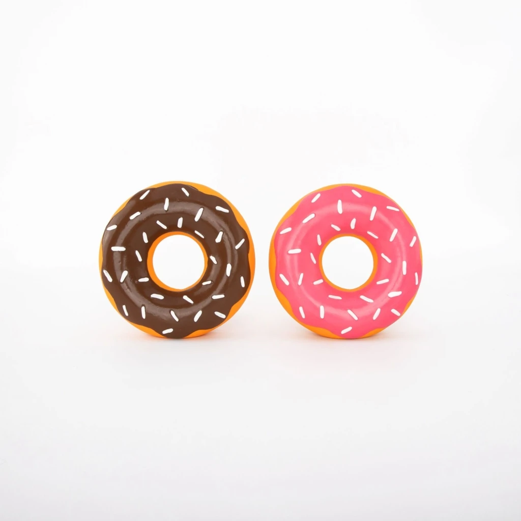 Latex Donutz 2-Pack Chocolate & Strawberry 1 Latex Donutz 2-Pack Chocolate & Strawberry