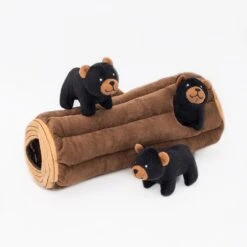 Zippy Burrow® – Black Bear Log