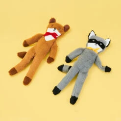 Fluffy Peltz – Squirrel And Raccoon -ZippyPaws Fun Outlet Store ZP1083 COLOR