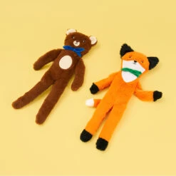 Fluffy Peltz – Bear And Fox -ZippyPaws Fun Outlet Store ZP1084 COLOR