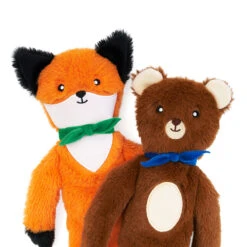 Fluffy Peltz – Bear And Fox -ZippyPaws Fun Outlet Store ZP1084 MAINSMALL 05