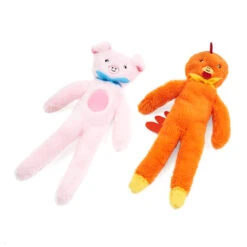 Fluffy Peltz – Pig And Chicken -ZippyPaws Fun Outlet Store ZP1085 MAINSMALL 03