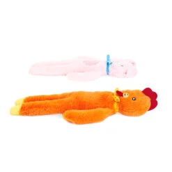 Fluffy Peltz – Pig And Chicken -ZippyPaws Fun Outlet Store ZP1085 MAINSMALL 04