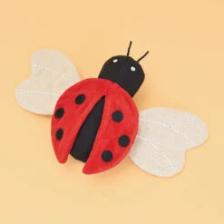EcoZippy Corduroy Critter – Ladybug -ZippyPaws Fun Outlet Store ZP1433 COLORSMALL
