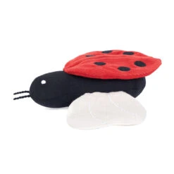 EcoZippy Corduroy Critter – Ladybug -ZippyPaws Fun Outlet Store ZP1433 MAINSMALL 04