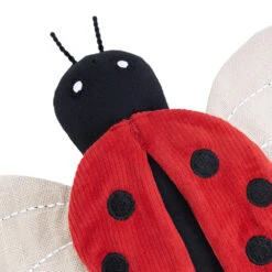EcoZippy Corduroy Critter – Ladybug -ZippyPaws Fun Outlet Store ZP1433 MAINSMALL 05