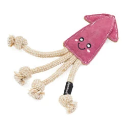EcoZippy Suede And Rope Buddies – Squid -ZippyPaws Fun Outlet Store ZP1443 MAINSMALL 03