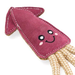 EcoZippy Suede And Rope Buddies – Squid -ZippyPaws Fun Outlet Store ZP1443 MAINSMALL 05