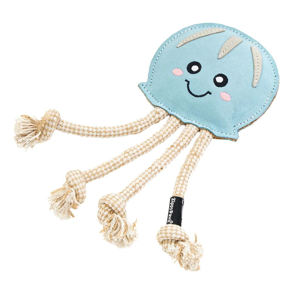 EcoZippy Suede And Rope Buddies – Octopus 3 EcoZippy Suede And Rope Buddies – Octopus - Image 3