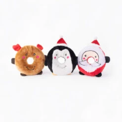 Holiday Donutz Buddies – Penguin -ZippyPaws Fun Outlet Store ZP728 730 1 1