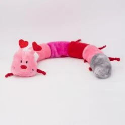 Valentine’s Caterpillar – Deluxe With 7 Squeakers