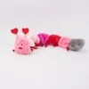 Valentine’s Caterpillar – Large With 7 Squeakers