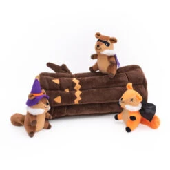 Halloween Burrow® – Haunted Log -ZippyPaws Fun Outlet Store ZP788 3 1024x1024 1