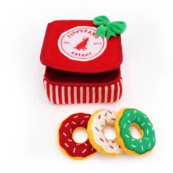 Holiday Burrow® – Donutz Box -ZippyPaws Fun Outlet Store ZP797 3 1 1024x1024 1