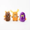 Squeakie Buddies – Pack Of 3 (Beaver, Moose, Walrus)