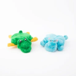 Squeakie Pad 2-Pack (Hippo, Alligator)