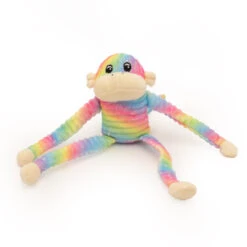 Spencer The Crinkle Monkey 2-Pack Small Rainbow And Blue 5 Spencer The Crinkle Monkey 2-Pack Small Rainbow And Blue -ZippyPaws Fun Outlet Store ZP989 3 1024x1024 1