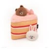 LINE FRIENDS Zippy Burrow® BROWN And CONY In Cake