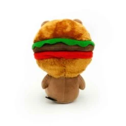LINE FRIENDS BROWN Plush – Burger Time -ZippyPaws Fun Outlet Store ZPC1899 4 1024x1024 1