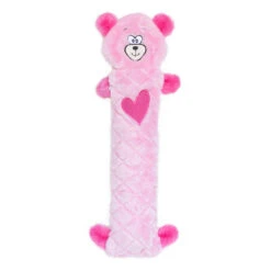 Valentine’s Jigglerz® – Pink Bear -ZippyPaws Fun Outlet Store zp658 1