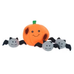 Halloween Burrow® – Pumpkin With Bats -ZippyPaws Fun Outlet Store zp661 2