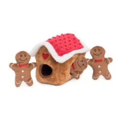 Holiday Zippy Burrow® – Gingerbread House 9 Holiday Zippy Burrow® – Gingerbread House -ZippyPaws Fun Outlet Store zp675 2 1024x1024 1