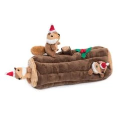 Holiday Burrow® – Yule Log -ZippyPaws Fun Outlet Store zp676 1 1024x1024 1