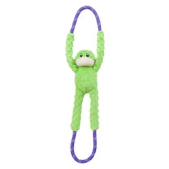 Monkey RopeTugz® – Green -ZippyPaws Fun Outlet Store zp806 1