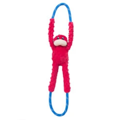 Monkey RopeTugz® – Red -ZippyPaws Fun Outlet Store zp807 1